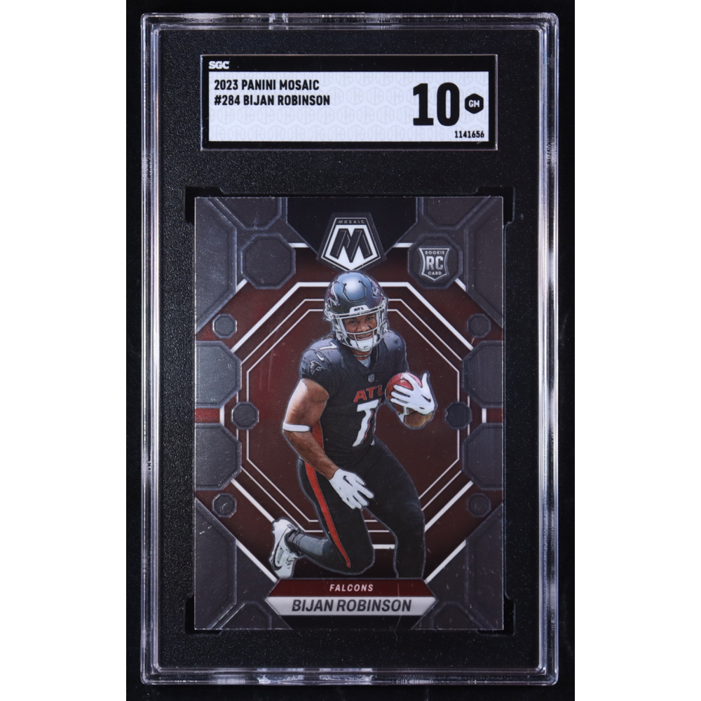 Bijan Robinson 2023 Panini Mosaic #284 RC (SGC 10) at PristineAuction.com