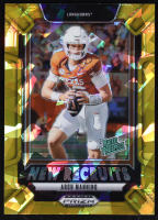 Arch Manning 2025 Panini Prizm Draft Picks New Recruits Gold Ice #22 RC at PristineAuction.com
