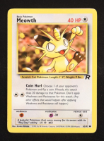 Meowth 2000 Pokemon Team Rocket Unlimited #62 at PristineAuction.com