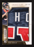 Tom Savage 2014 Panini Immaculate Collection Logos #IM-TS RC #16/18 at PristineAuction.com