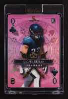 Cooper DeJean 2024 Wild Card 5 Card Draw Stacked Deck Queen of Clubs Pink #SDPC-CDN #1/1 RC at PristineAuction.com