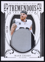 Maxx Crosby 2025 Panini National Treasures Tremendous Treasures #41 #45/99 at PristineAuction.com
