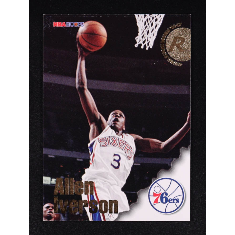 Allen Iverson 1996-97 Hoops #295 RC at PristineAuction.com