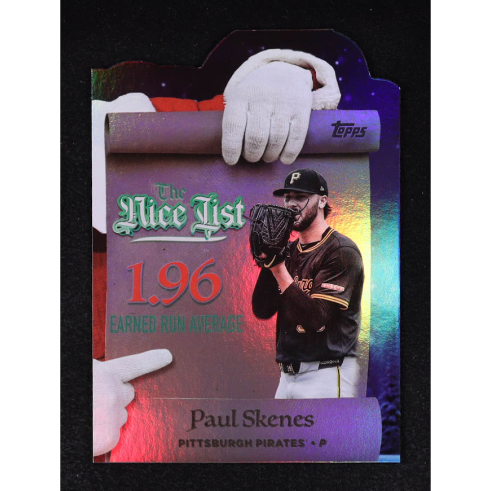 Paul Skenes 2025 Topps Holiday Making The Nice List #MNL11 at PristineAuction.com