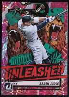 Aaron Judge 2021 Donruss Unleashed Pink Fireworks #8 at PristineAuction.com