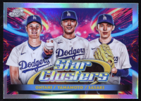 Shohei Ohtani / Roki Sasaki RC / Yoshinobu Yamamoto 2025 Topps Cosmic Chrome Triple Star Clusters #TSC1 at PristineAuction.com