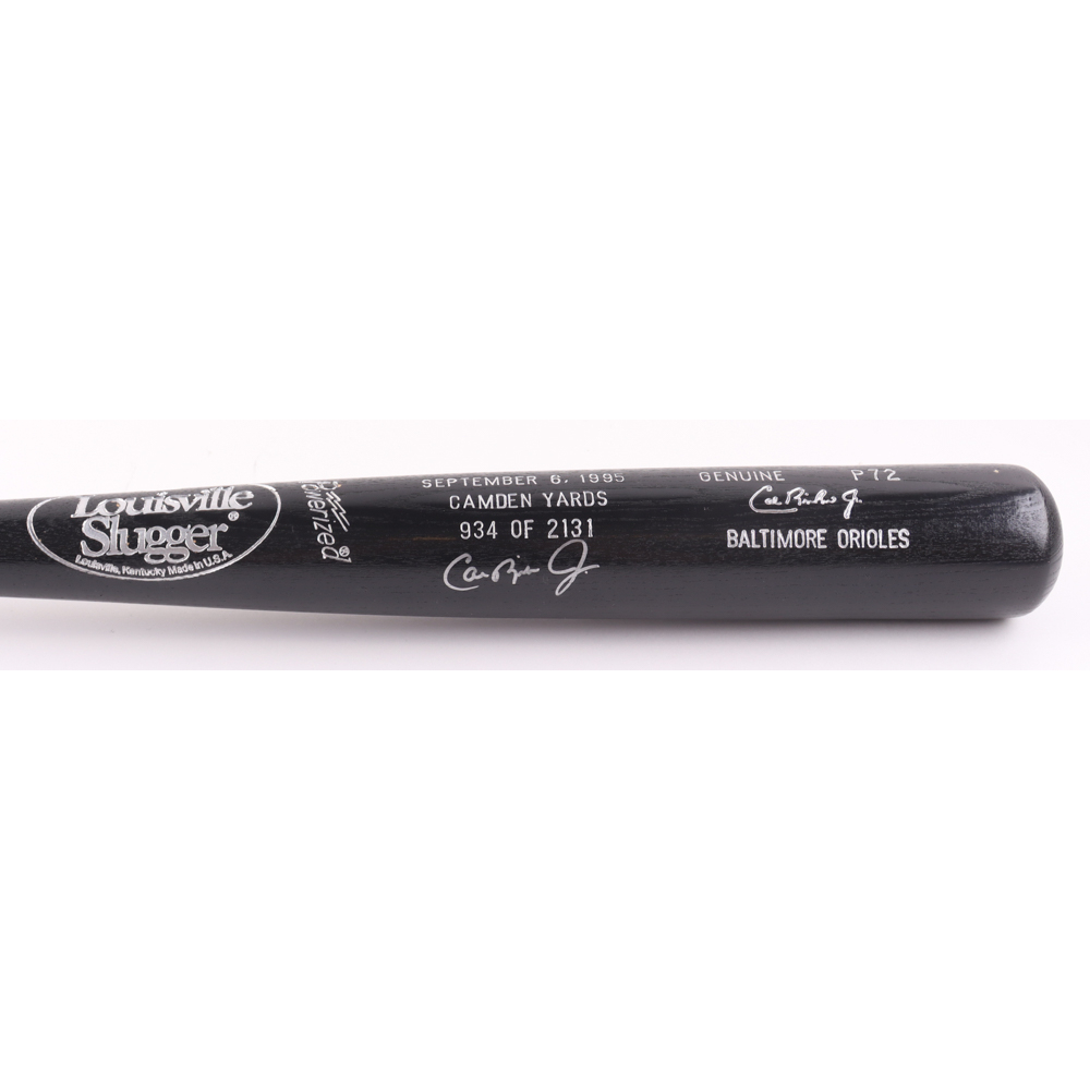 Cal Ripken Jr. Signed Louisville Slugger 2,131 Commemorative Baseball ...