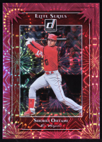 Shohei Ohtani 2019 Donruss Elite Series Pink Firework #ES2 at PristineAuction.com