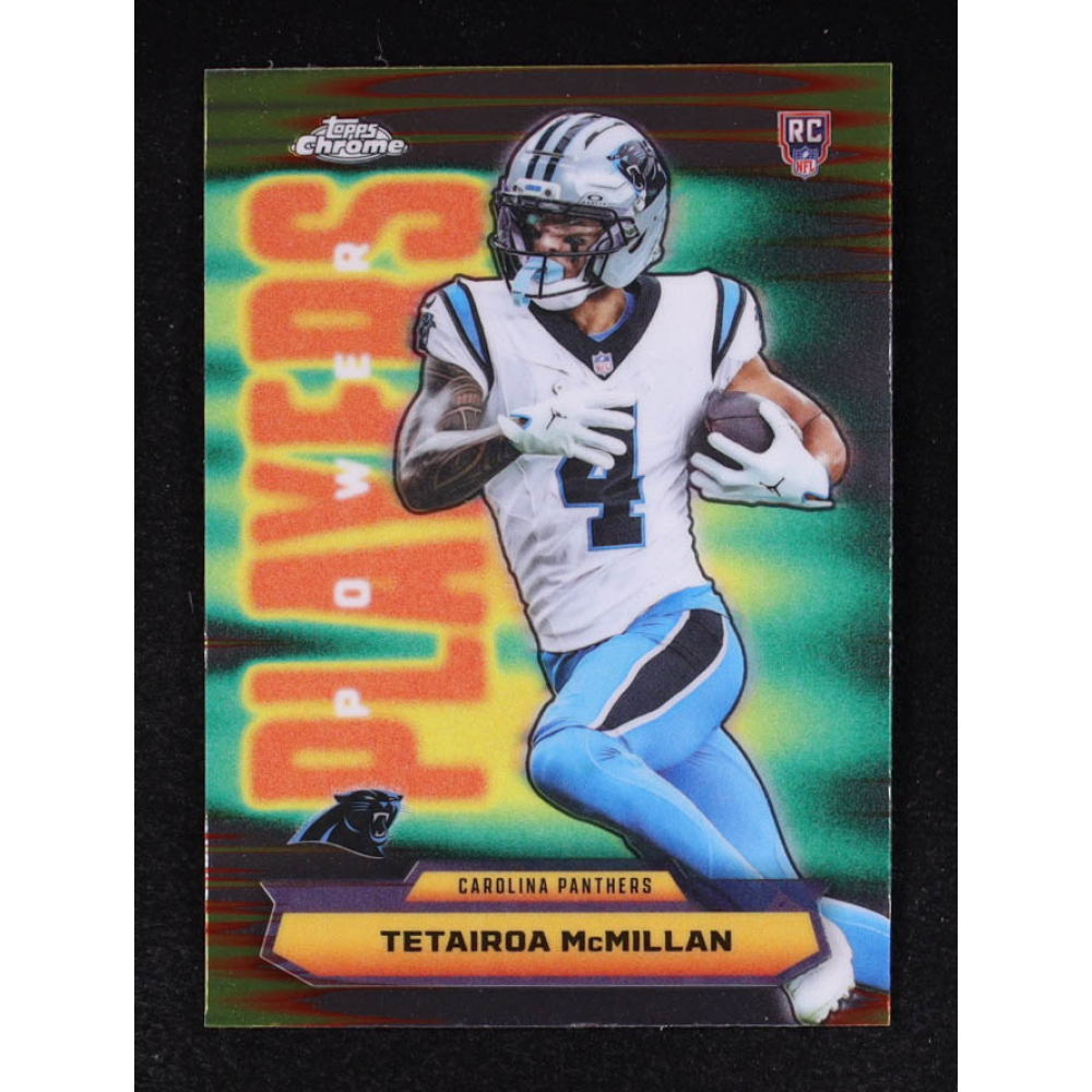 Tetairoa McMillan 2025 Topps Chrome Power Players #PP28 RC at PristineAuction.com