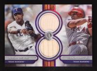 Adrian Beltre / Ivan Rodriguez 2024 Topps Tribute Dual Player Relics Purple #DR2BR #10/50 at PristineAuction.com
