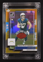 Joey Bosa 2025 Jersey Fusion Football Edition Game-Used Ball Game Dated Ball Stars #FB070 #1/43 at PristineAuction.com