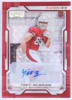 Trey McBride 2022 Panini Chronicles Playoff Momentum Rookies Autographs Holo Mosaic #34 RC at PristineAuction.com