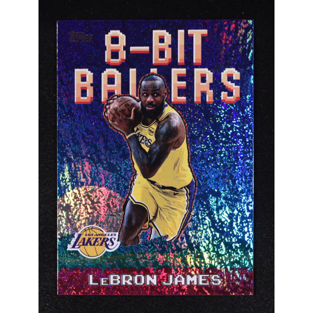 LeBron James 2025-26 Topps 8-Bit Ballers Holo Foil #8B19 at PristineAuction.com