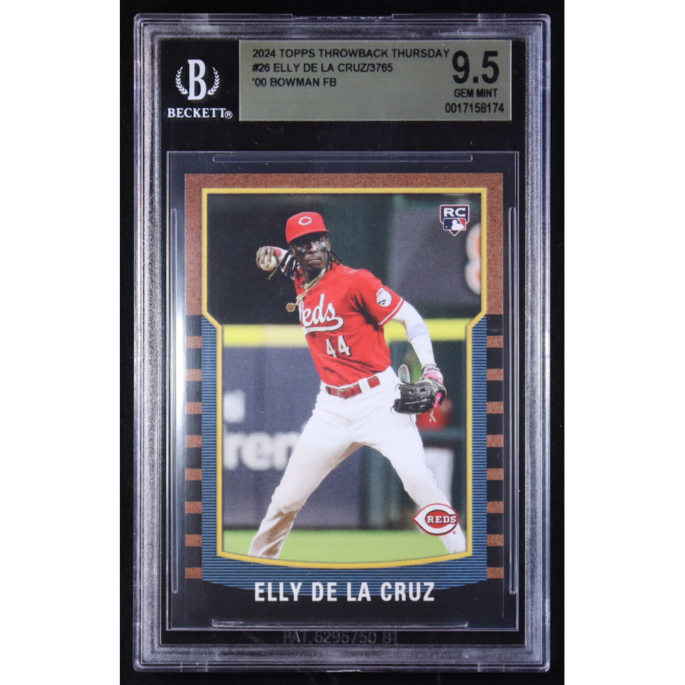 Elly de la Cruz 2024 Topps Throwback Thursday '00 Bowman FB #26 RC (Beckett 9.5) at PristineAuction.com