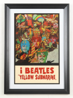 1966 The Beatles "Yellow Submarine" Custom Framed Poster at PristineAuction.com