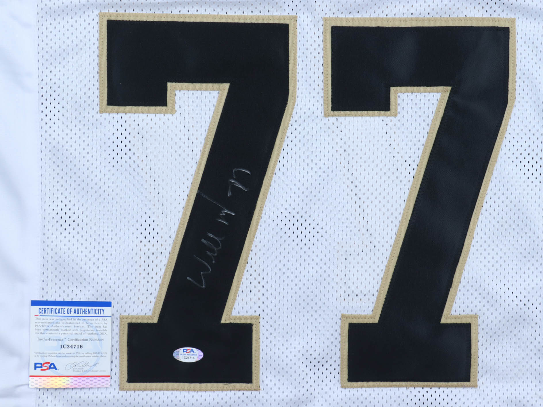 Willie Roaf Signed Jersey (PSA) at PristineAuction.com Willie Roaf Signed Jersey (PSA) at PristineAuction.com
