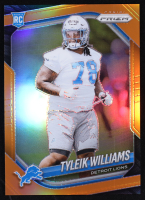 Tyleik Williams 2025 Panini Prizm Prizms Orange #328 RC #112/249 at PristineAuction.com