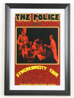 1983 The Police "Synchronicity Tour" Custom Framed Concert Poster at PristineAuction.com