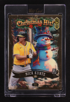 Nick Kurtz 2025 Wild Card Holiday Hits Christmas Hit! Snowman Gold Mirror True 1 of 1 #HHTGLe2-NK #1/1 RC at PristineAuction.com