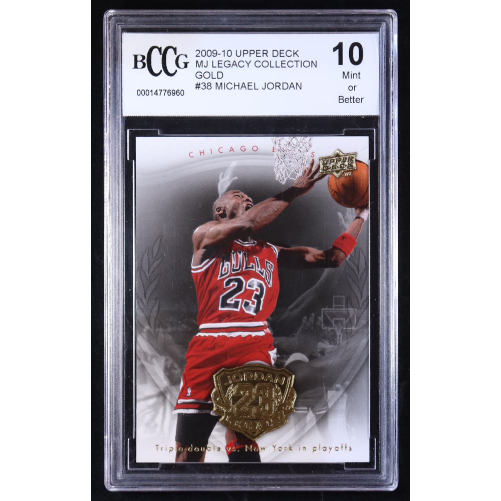 Michael Jordan 2009-10 Upper Deck Michael Jordan Legacy Collection Gold #38 (BCCG 10) at PristineAuction.com