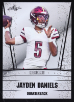 Jayden Daniels 2024 Leaf Metal Special Release Rookie Silver #RS04 RC at PristineAuction.com