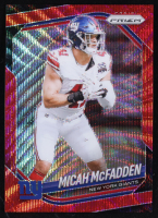 Micah McFadden 2025 Panini Prizm Prizms Red Wave #95 #146/149 at PristineAuction.com