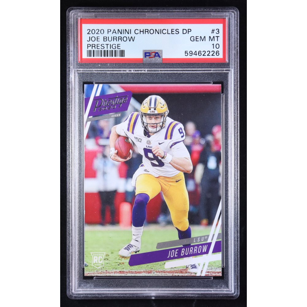 Joe Burrow 2020 Prestige Draft Picks #3 RC (PSA 10) at PristineAuction.com