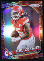 Marquise Brown 2025 Panini Prizm Prizms Pigskin #287 #14/180 at PristineAuction.com