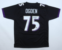 Jonathan Ogden Signed Jersey Inscribed "HOF 18" (Beckett) at PristineAuction.com