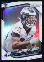 Andrew Mukuba 2025 Panini Prizm Prizms White #330 #6/35 at PristineAuction.com