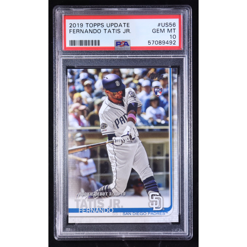 Fernando Tatis Jr. 2019 Topps Update #US56 RD RC (PSA 10) at PristineAuction.com