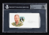 Hal Moore Signed Cut with Portrait (BGS) at PristineAuction.com