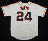 Willie Mays Signed Giants Majestic Authentic Jersey (JSA) at PristineAuction.com