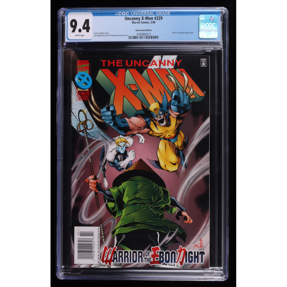 1996 "The Uncanny X-Men" #329 Marvel Comic Book (CGC 9.4) at PristineAuction.com