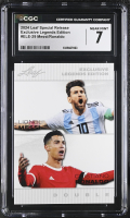 Lionel Messi / Cristiano Ronaldo 2024 Leaf Special Release Exclusive Legends Edition #ELE-29 (CGC 7) at PristineAuction.com