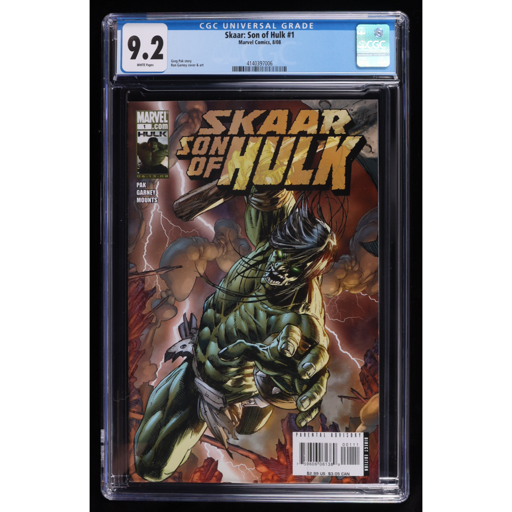 2008 "Skaar: Son of Hulk" #1 Marvel Comic Book (CGC 9.2) at PristineAuction.com