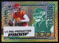 Caleb Williams Leaf Metal So Money! Mojo Yellow Pre-Production Proof #NNO #1/1 at PristineAuction.com