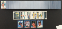 1986 Donruss Baseball Complete Factory Set of (660) Cards with Jose Canseco #39 RC, Fred McGriff #28 RC, Roger Clemens #172, Paul O&rsquo;Neill #37 RC at PristineAuction.com