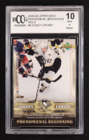 Sidney Crosby 2005-06 Upper Deck Phenomenal Beginning Gold #8 RC (BCCG 10) at PristineAuction.com