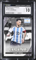 Lionel Messi 2023 Leaf Special Release Limited Edition #LE-02 (CGC 10) at PristineAuction.com