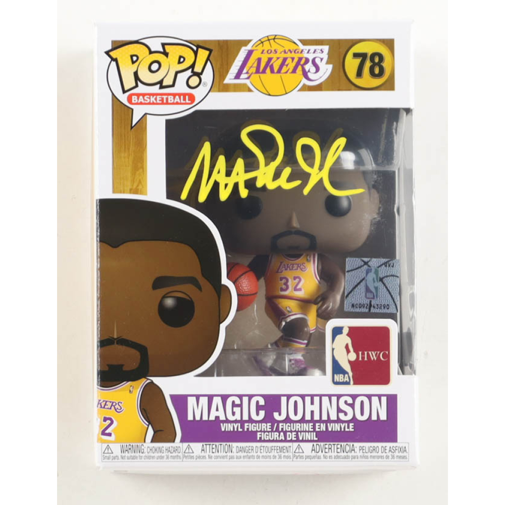 Magic Johnson Signed Lakers #78 Funko Pop! Vinyl Figure (Beckett) at PristineAuction.com