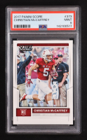 Christian McCaffrey 2017 Panini Score #373 RC (PSA 9) at PristineAuction.com