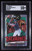 Ronald Acuna Jr. 2021 Donruss Unleashed Rapture #5 (SGC 10) at PristineAuction.com