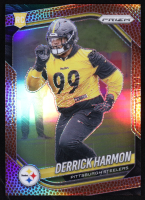 Derrick Harmon 2025 Panini Prizm Prizms Pigskin #368 RC #127/190 at PristineAuction.com