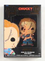 Alex Vincent Signed "Chucky" #10 Chucky Funko Pop! Enamel Pin Inscribed "Andy" (PA) at PristineAuction.com