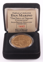 Dan Marino LE "The Field of Dreams Collection" Solid Bronze Coin With Display Case at PristineAuction.com