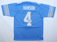 Jason Hanson Signed Jersey Inscribed "Lions" (JSA) at PristineAuction.com