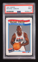 Michael Jordan 1991 NBA Hoops #579 (PSA 9) at PristineAuction.com