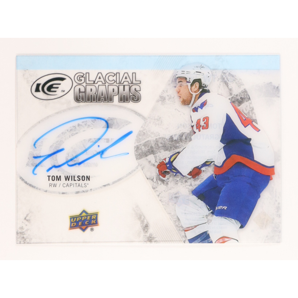 Tom Wilson 2016-17 Upper Deck Ice Glacial Graphs Autographs #GGTW at PristineAuction.com