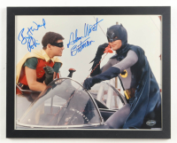 Adam West & Burt Ward Signed "Batman" Custom Framed Photo Display Inscribed "Batman"& "Robin" (PSA) at PristineAuction.com